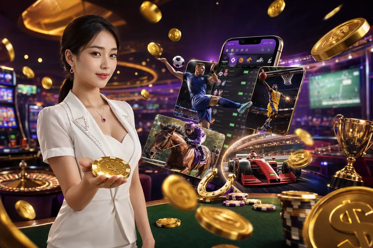 m9go Live Dealer Baccarat စားပွဲ